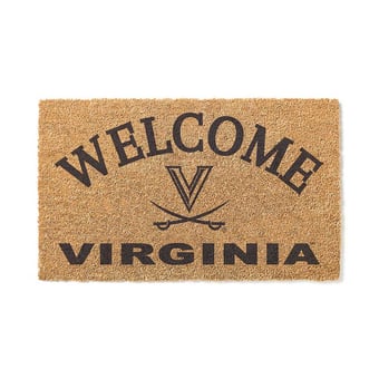 Virginia Cavaliers 18" x 34" Welcome Coir Doormat
