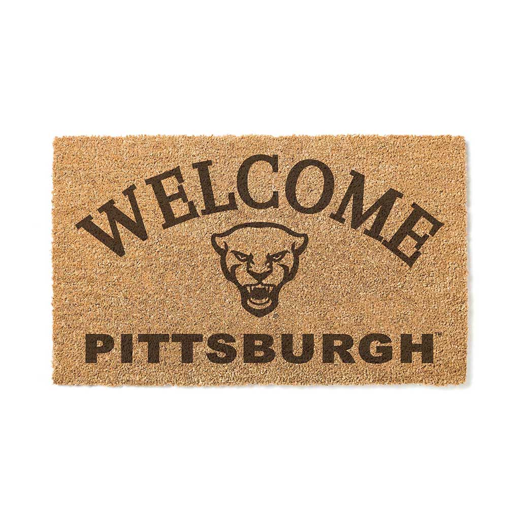 Pitt Panthers 18" x 34" Welcome Coir Doomat