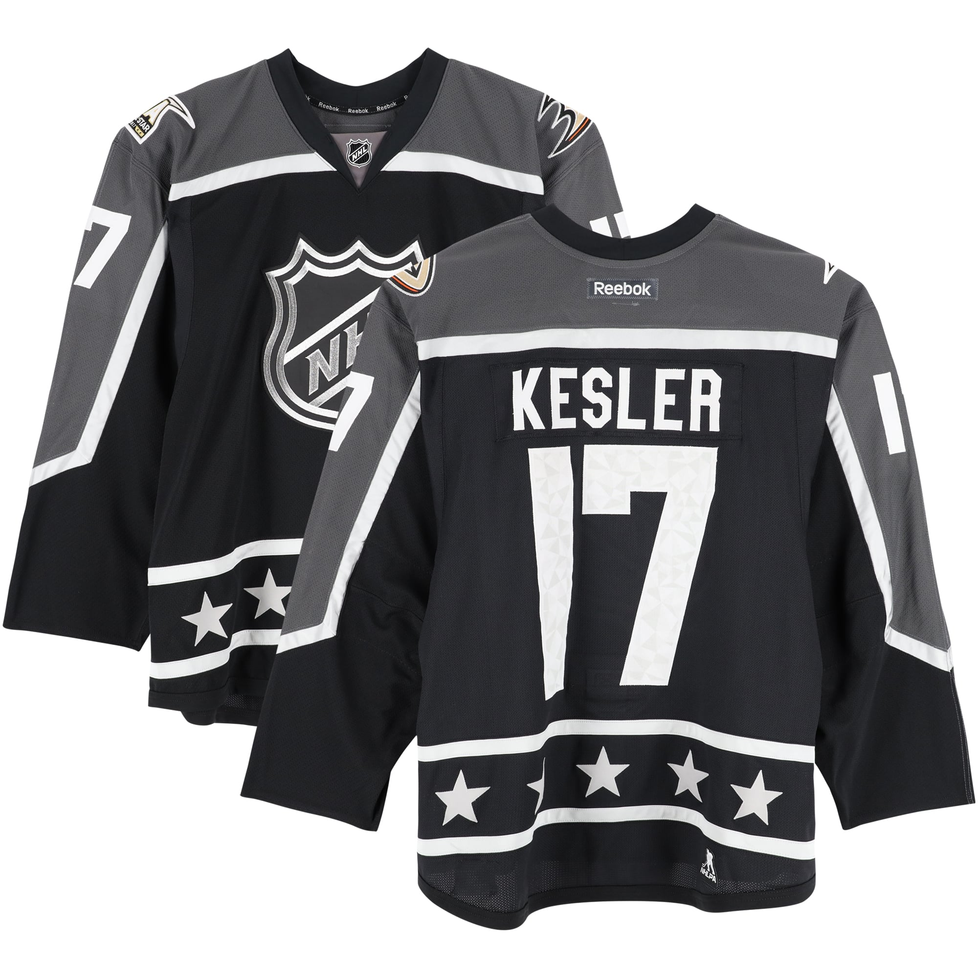 Ryan Kesler Pacific Division Game-Used #17 Black Jersey from the 2017 NHL All-Star Game