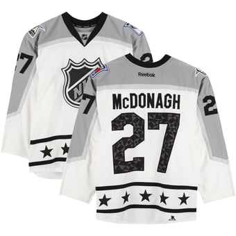 Ryan McDonagh Metro Division Game-Used #27 White Jersey from the 2017 NHL All-Star Game