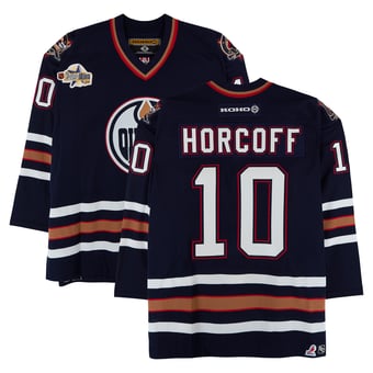 Shawn Horcoff Edmonton Oilers Game-Used #10 Navy KOHO Jersey from the 2003 NHL YoungStars Game