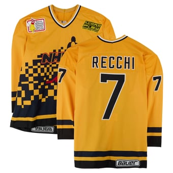 Mark Recchi Team Canada Game-Used #7 Yellow Jersey from the 1994 NHL 4-on-4 Challenge