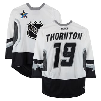 Joe Thornton Eastern Conference Autographed Team-Issued #19 White Jersey from the 2003 NHL All-Star Game