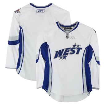 Rick Nash Western Conference Autographed Team-Issued White Jersey from the 2008 NHL All-Star Game
