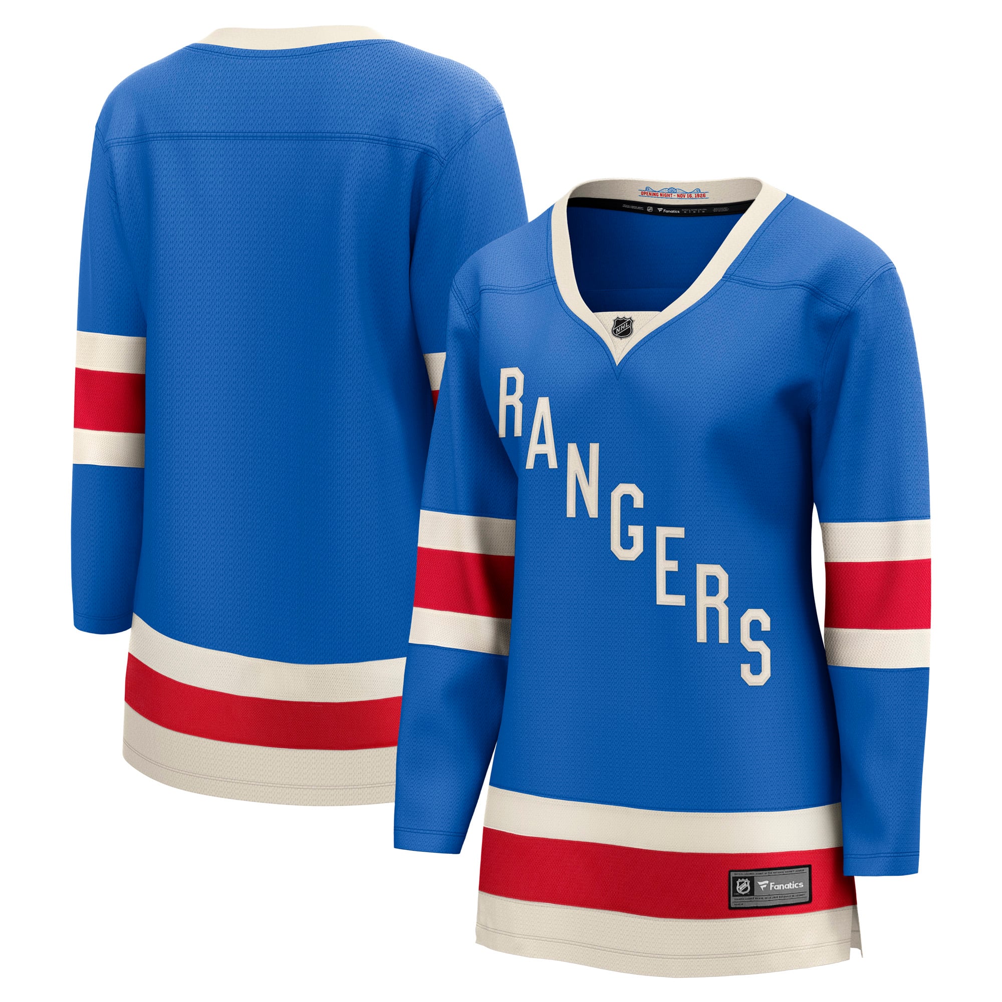 Women's Fanatics Blue New York Rangers Centennial Breakaway Jersey