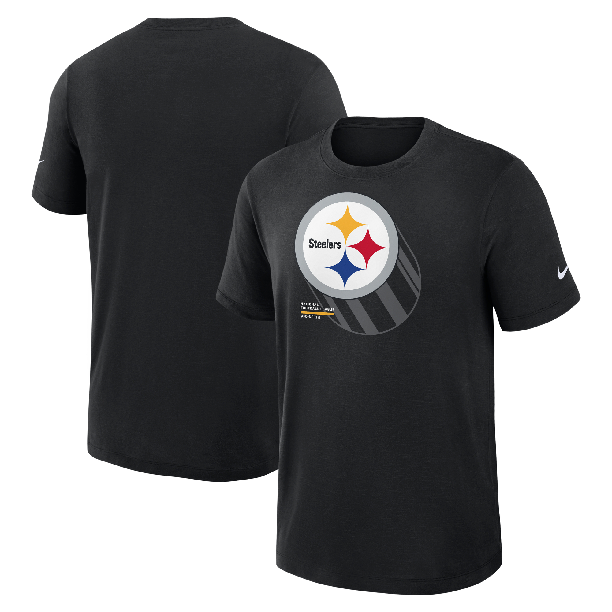 Men's Nike Black Pittsburgh Steelers Primetime Slub Dri-FIT T-Shirt