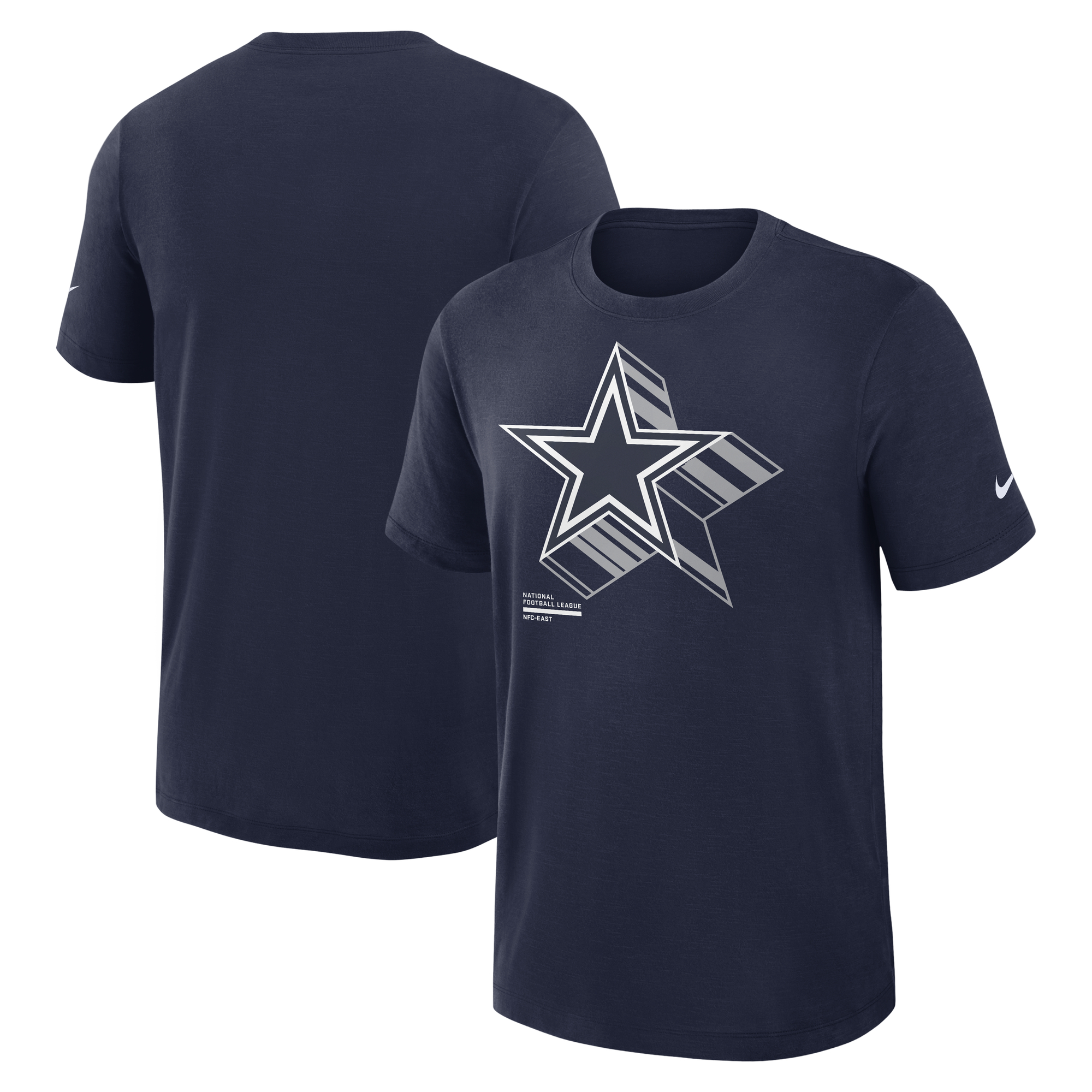 Men's Nike Navy Dallas Cowboys Primetime Slub Dri-FIT T-Shirt