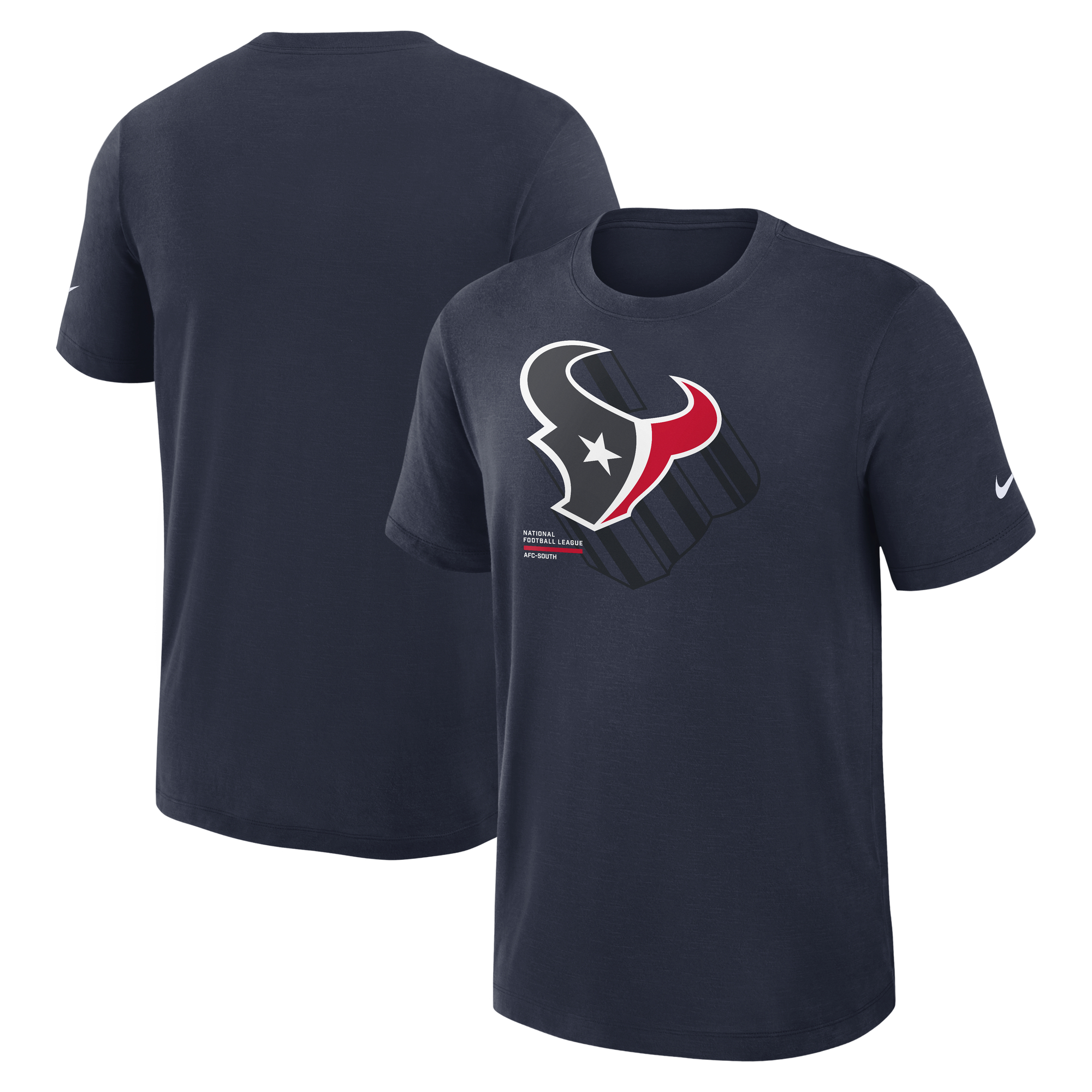 Men's Nike Navy Houston Texans Primetime Slub Dri-FIT T-Shirt