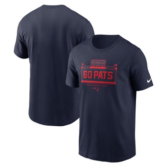 Men's Nike Navy New England Patriots Primetime Local Essential T-Shirt