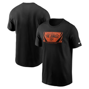 Men's Nike Black Cincinnati Bengals Primetime Local Essential T-Shirt