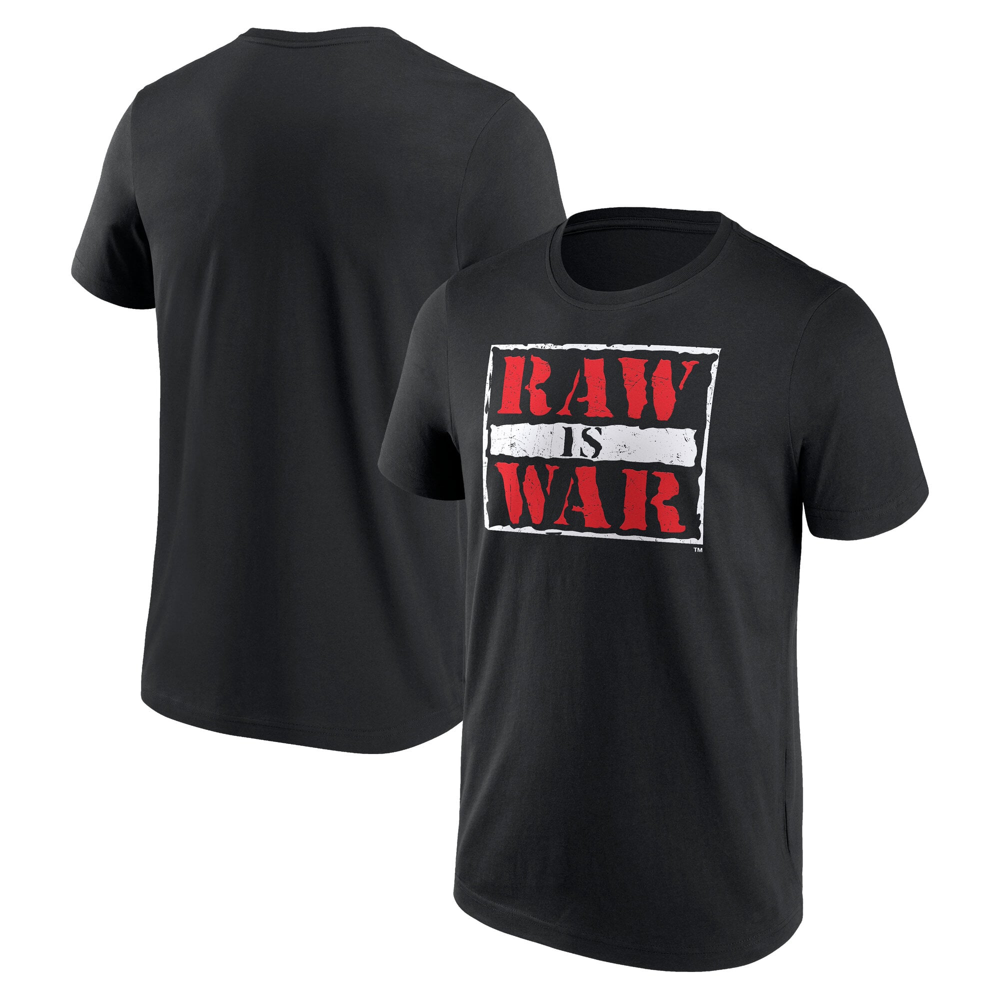 WWE Raw Is War T-Shirt - Black - Mens