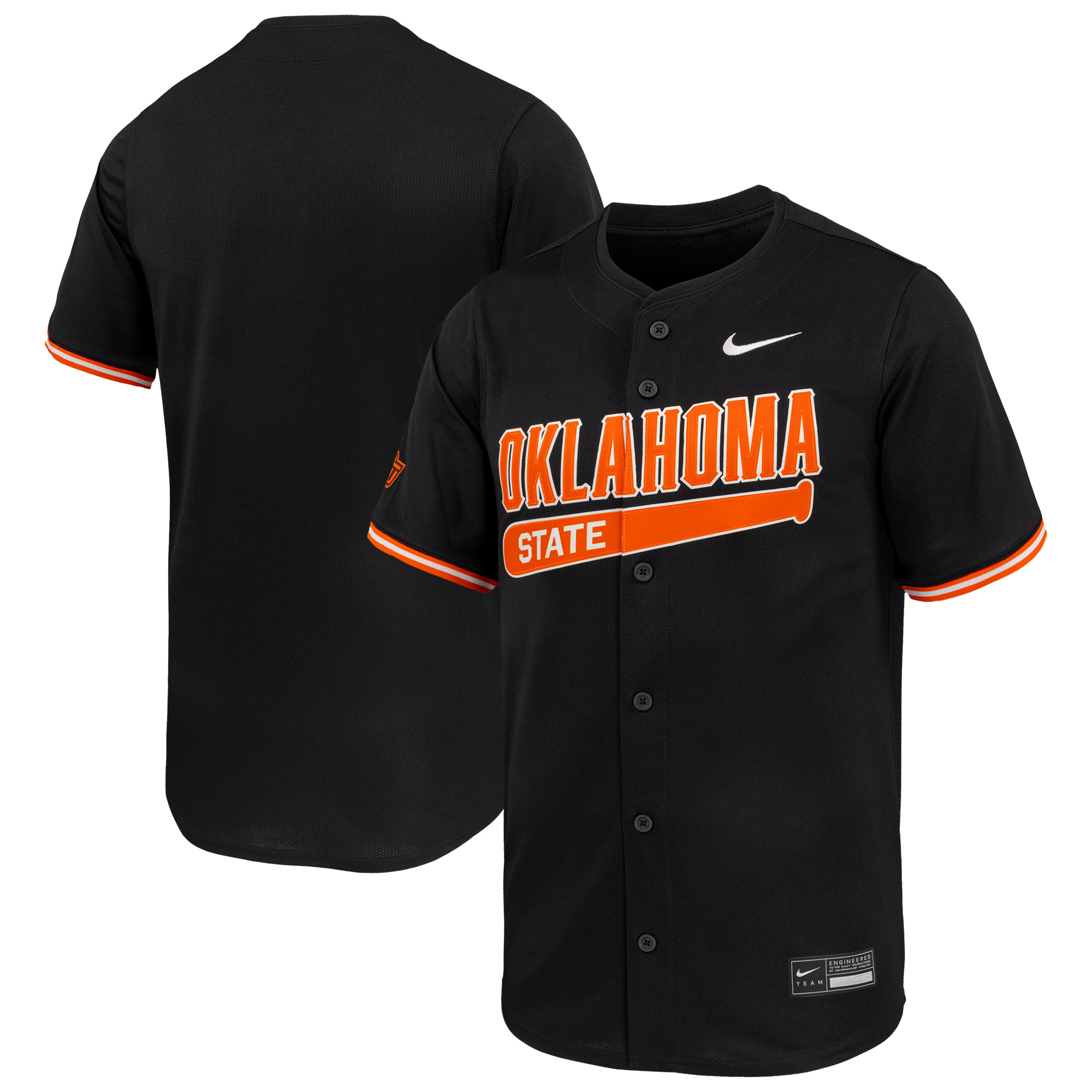 Men's Nike Black Oklahoma State Cowboys Limited Baseball Jersey
