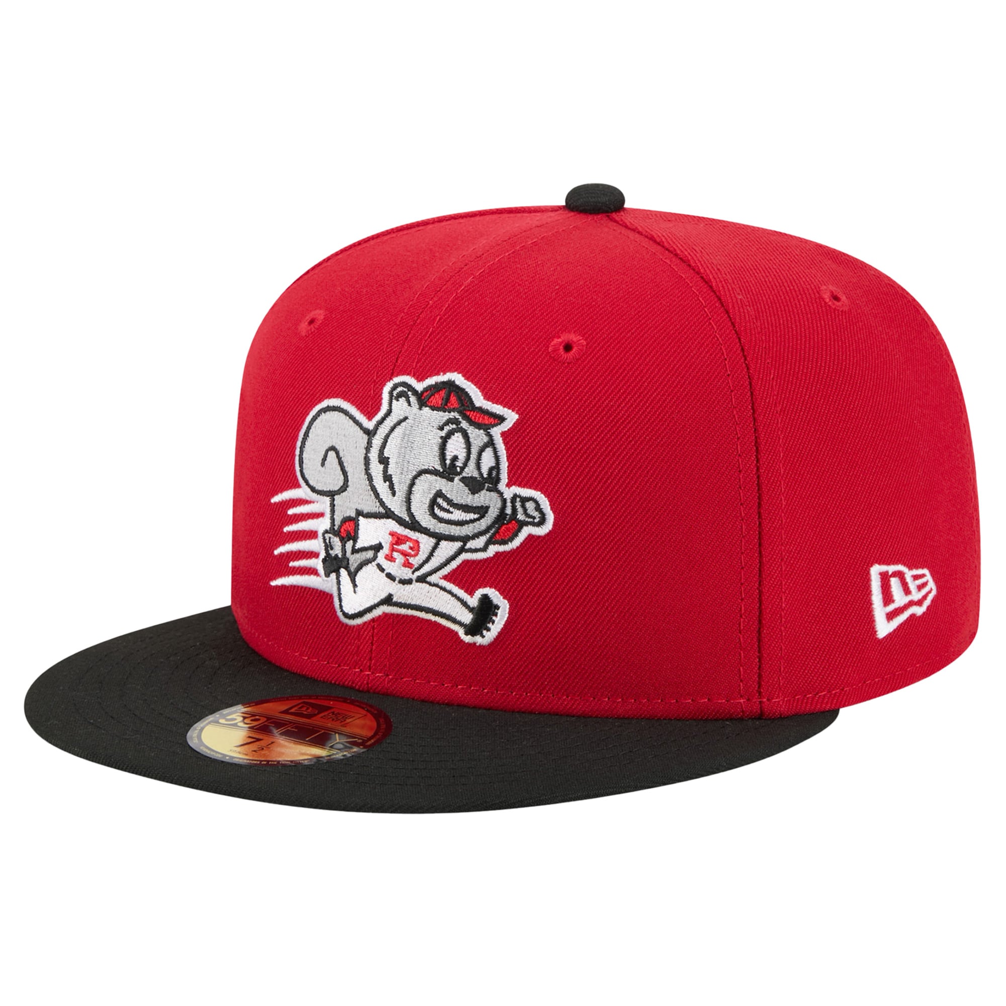 Men's New Era  Red Richmond Flying Squirrels Theme Nights 59FIFTY Fitted Hat