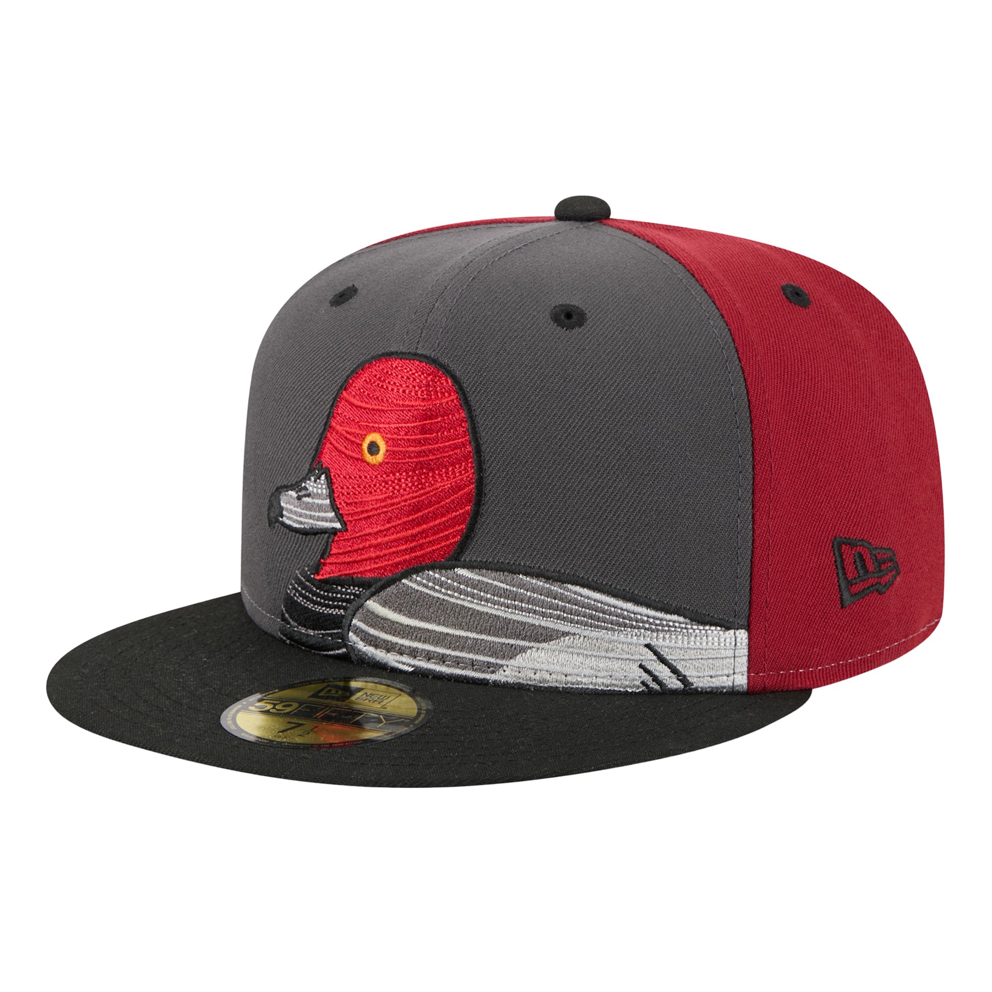 Men's New Era  Gray Aberdeen IronBirds Theme Nights 59FIFTY Fitted Hat