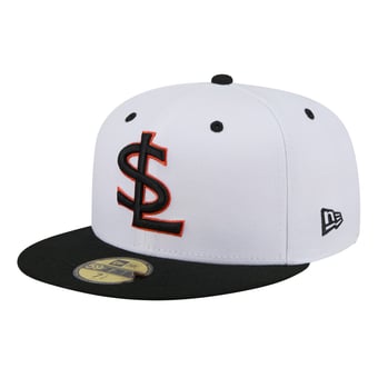 Men's New Era  White Salt Lake Bees Theme Nights 59FIFTY Fitted Hat
