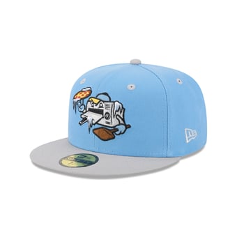 Men's New Era  Light Blue Wisconsin Timber Rattlers Theme Nights 59FIFTY Fitted Hat