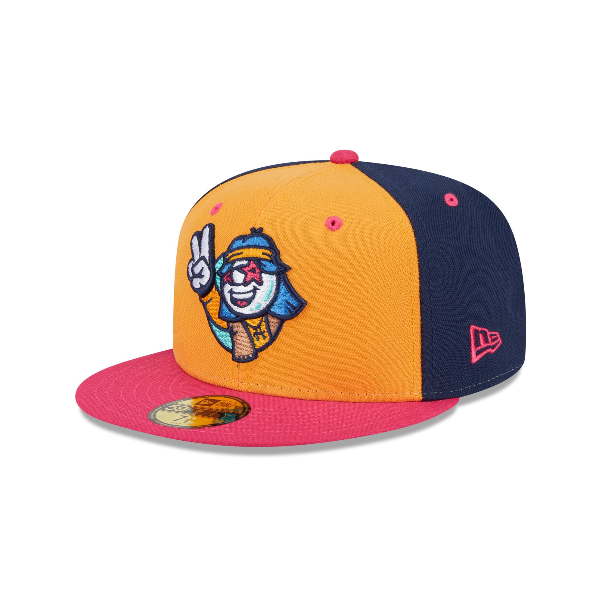 Men's New Era  Gold Asheville Tourists Theme Nights 59FIFTY Fitted Hat