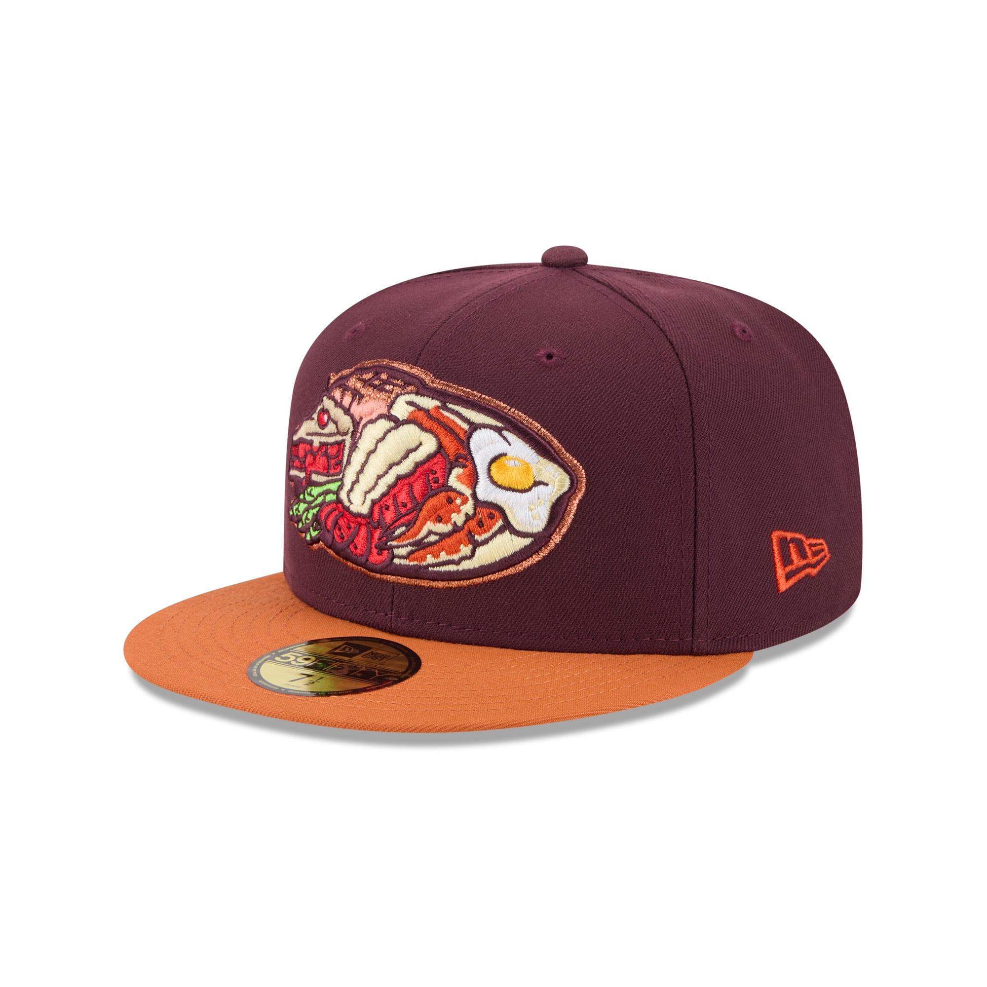 Men's New Era Burgundy Las Vegas Aviators Theme Nights 59FIFTY Fitted Hat