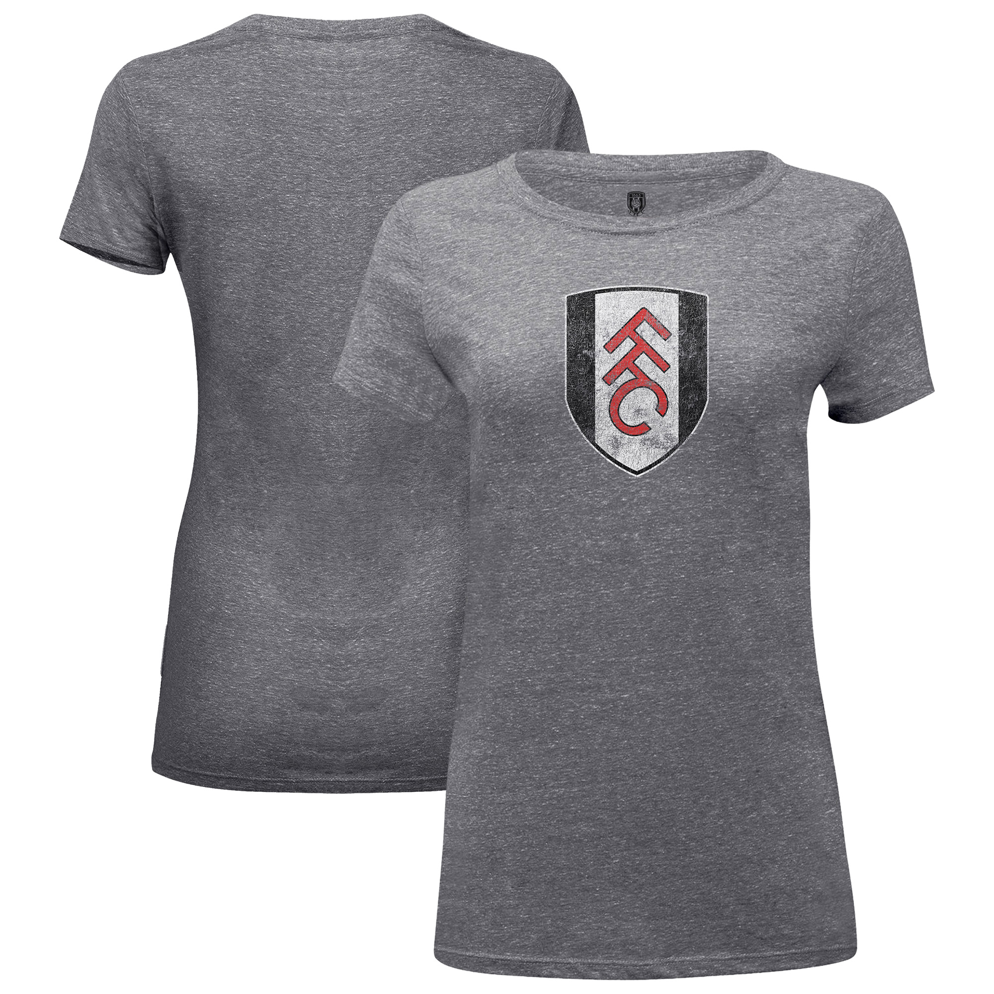 Women's 1863FC  Heather Gray Fulham Color Badge Tri-Blend T-Shirt