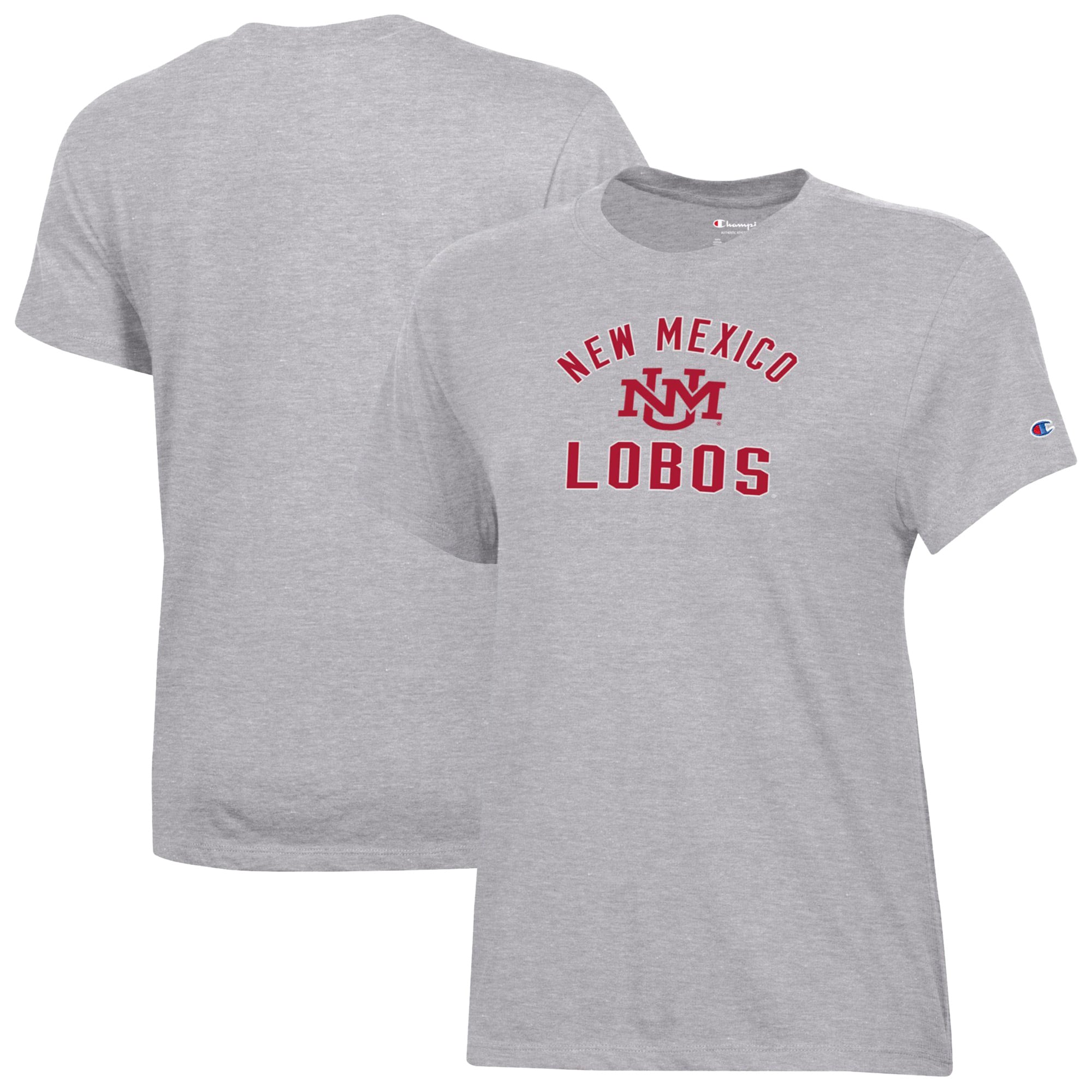 Women's Champion  Gray New Mexico Lobos Core T-Shirt