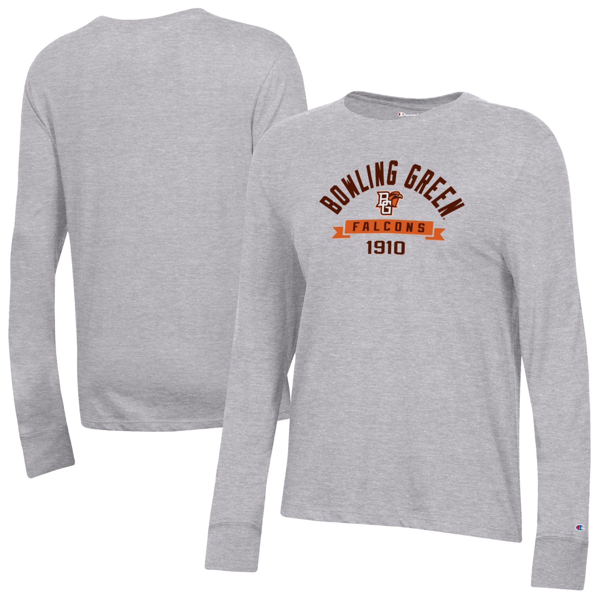 Women's Champion  Gray Bowling Green St. Falcons Core Long Sleeve T-Shirt