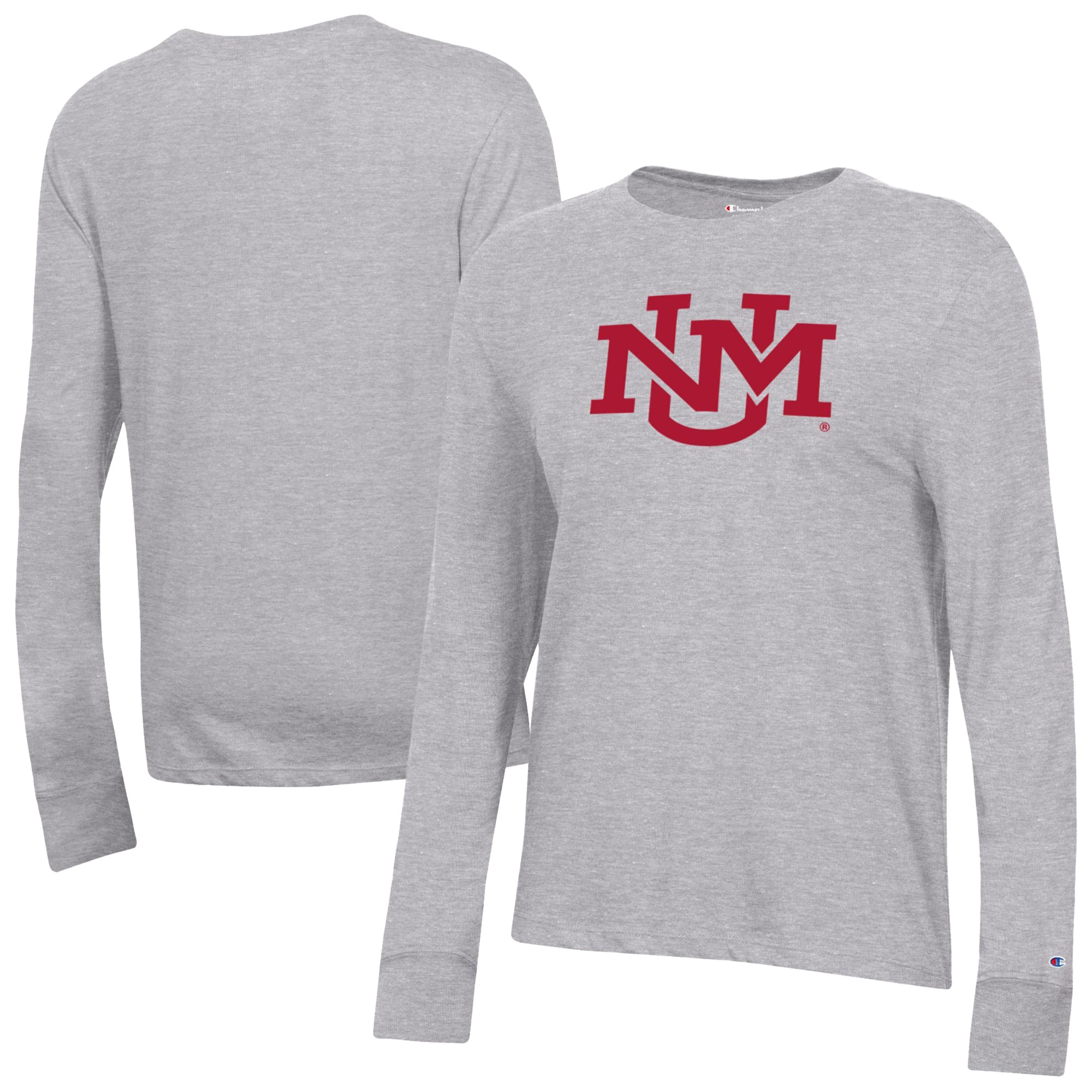 Women's Champion  Gray New Mexico Lobos Core Long Sleeve T-Shirt