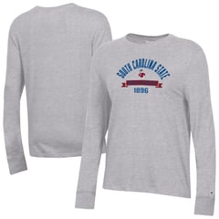 Women's Champion  Gray South Carolina State Bulldogs Core Long Sleeve T-Shirt