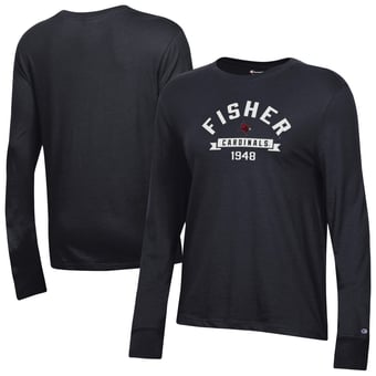 Women's Champion  Black St. John Fisher Cardinals Core Long Sleeve T-Shirt