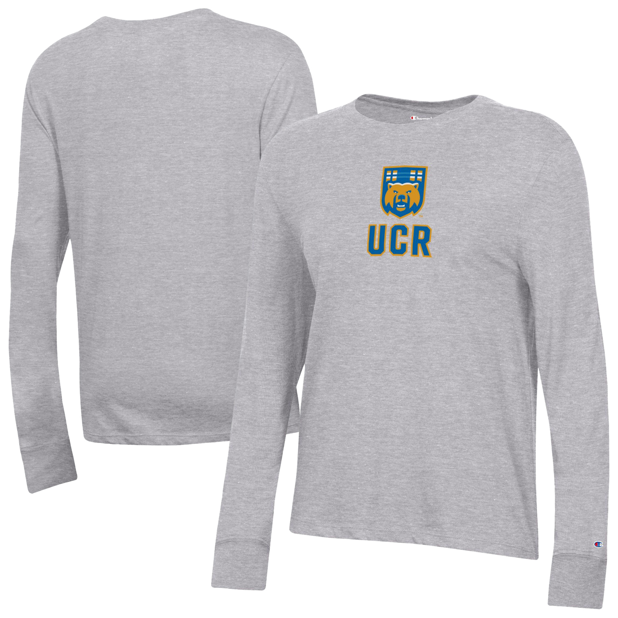 Women’s Champion Gray UC Riverside Highlanders Core Long Sleeve T-Shirt Women’s Champion Gray UC Riverside Highlanders Core Long Sleeve T-Shirt