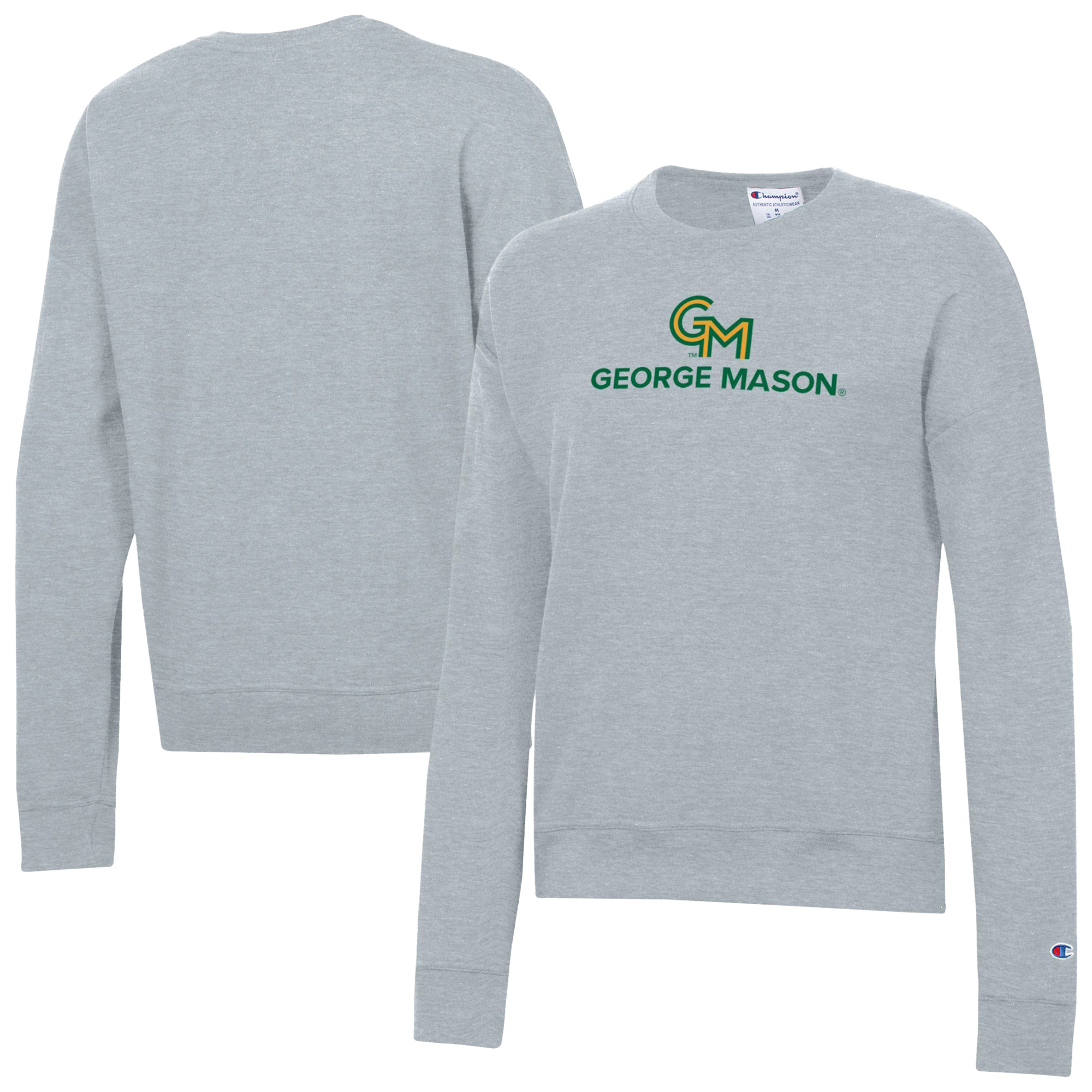 Women’s Champion Gray George Mason Patriots Powerblend Pullover Sweatshirt Women’s Champion Gray George Mason Patriots Powerblend Pullover Sweatshirt