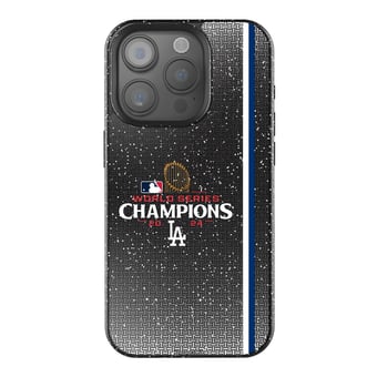 Keyscaper Black Los Angeles Dodgers 2024 World Series Champions iPhone Bling Case