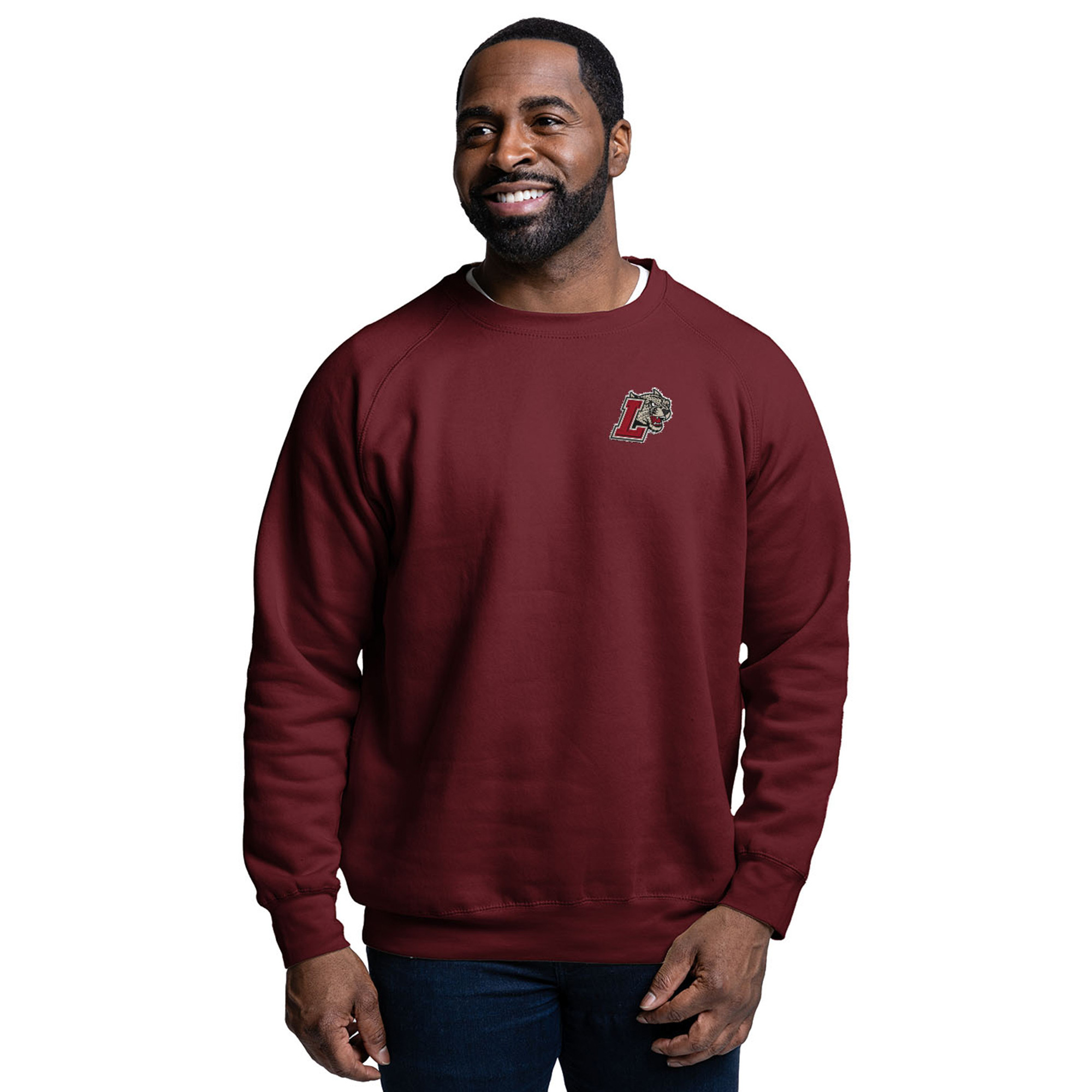 Men’s League Collegiate Wear Maroon Lafayette College Leopards Essentials 2.0 Pullover Sweatshirt Men’s League Collegiate Wear Maroon Lafayette College Leopards Essentials 2.0 Pullover Sweatshirt