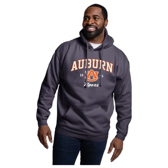 Men's League Collegiate Wear  Navy Auburn Tigers Essentials 2.0 Fleece Pullover Hoodie