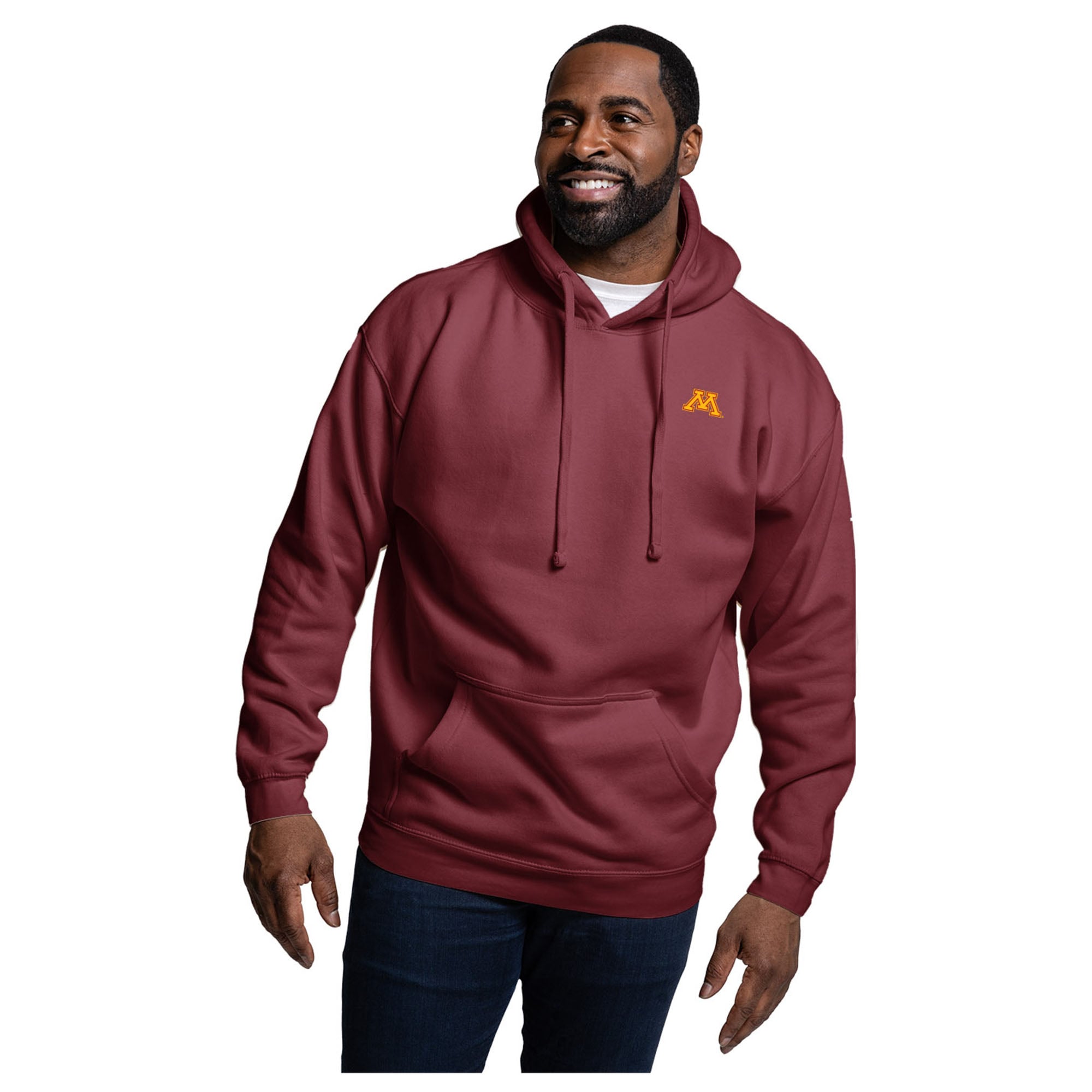 Men's League Collegiate Wear  Maroon Minnesota Golden Gophers Essentials 2.0 Fleece Pullover Hoodie