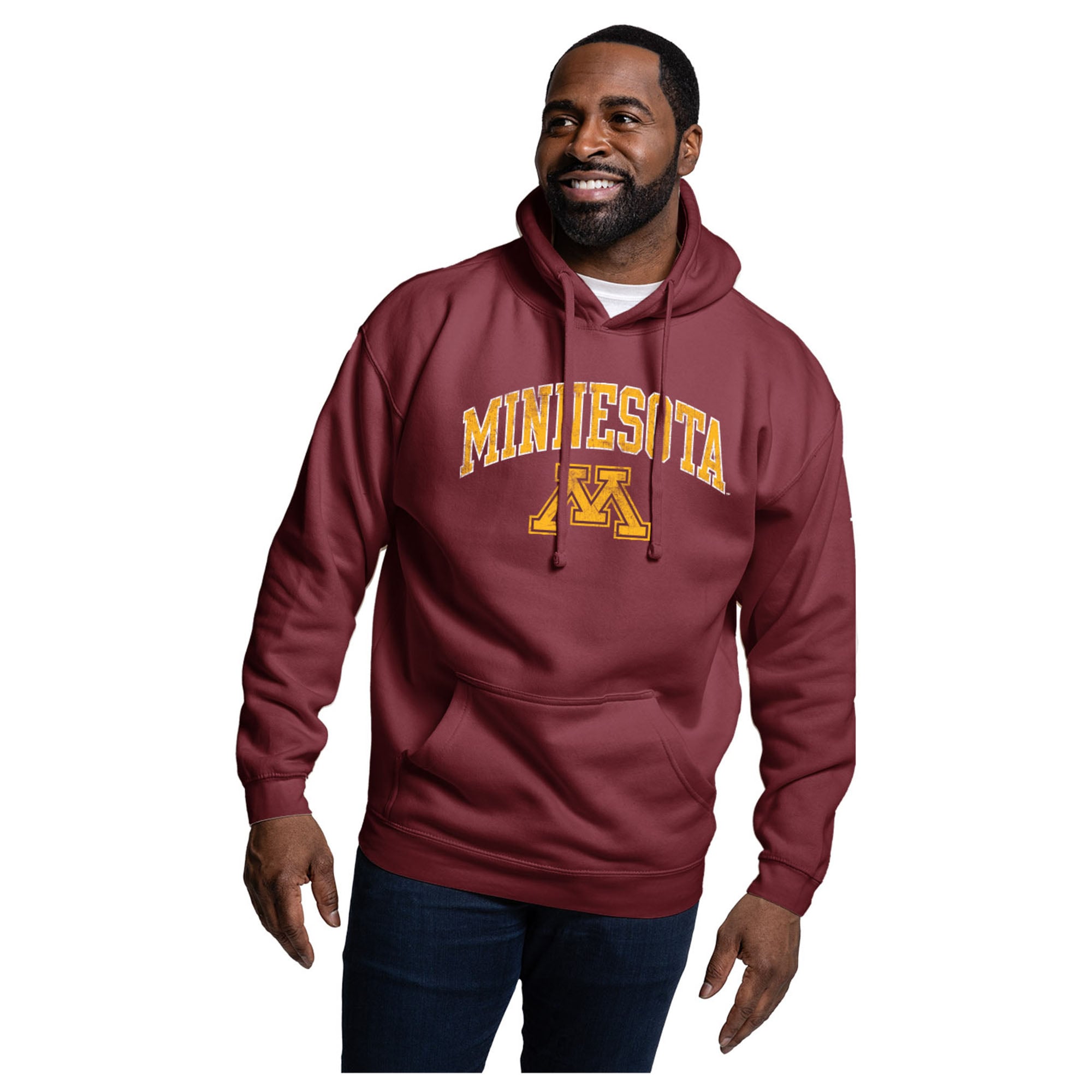 Men's League Collegiate Wear  Maroon Minnesota Golden Gophers Essentials 2.0 Fleece Pullover Hoodie