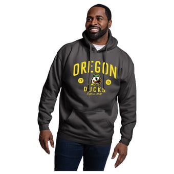 Men's League Collegiate Wear  Black Oregon Ducks Essentials 2.0 Fleece Pullover Hoodie