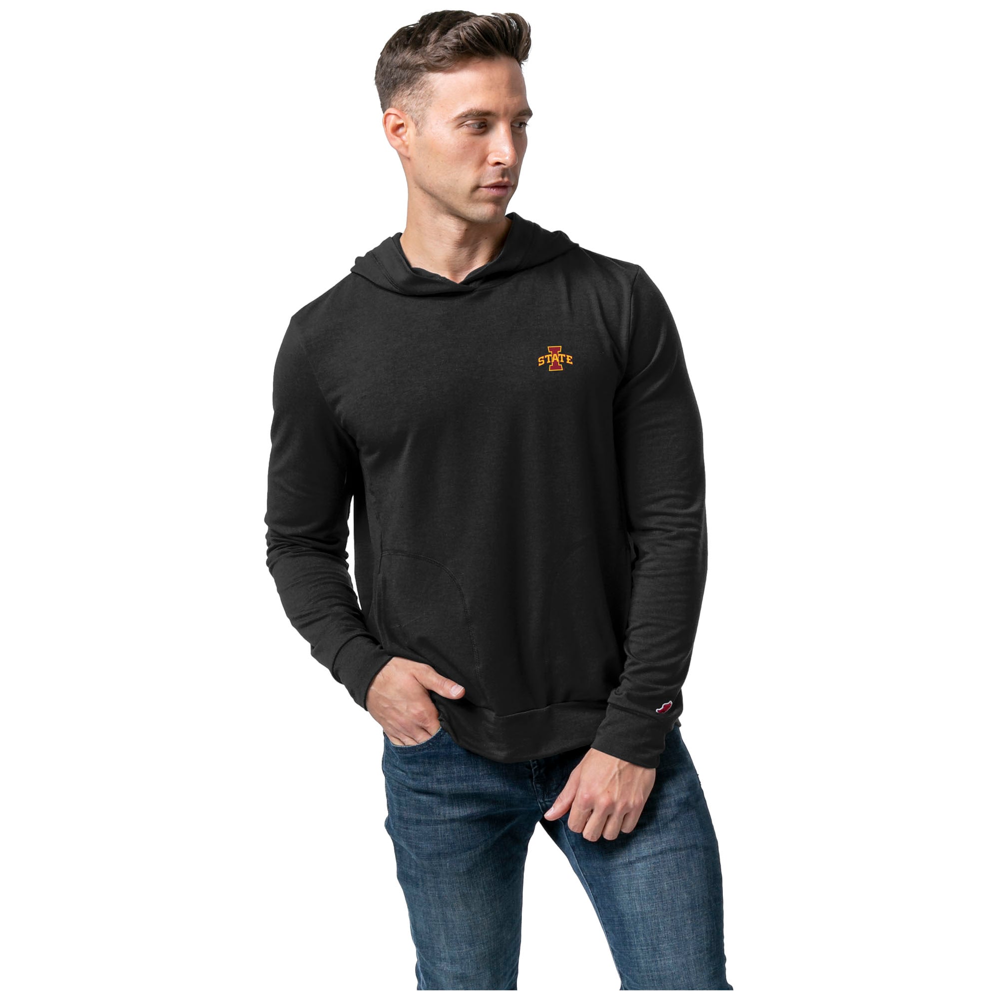 Men's League Collegiate Wear Black Iowa State Cyclones All-Day Pullover Hoodie