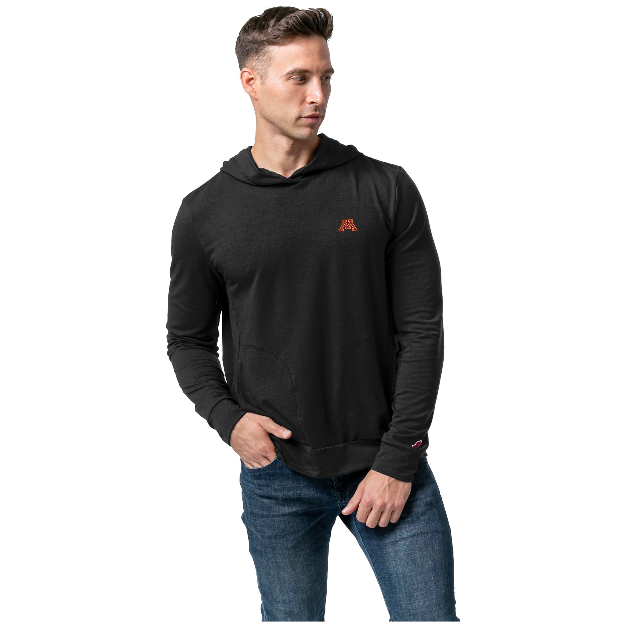 Men's League Collegiate Wear Black Minnesota Golden Gophers All-Day Pullover Hoodie