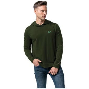 Men's League Collegiate Wear Green South Florida Bulls All-Day Pullover Hoodie