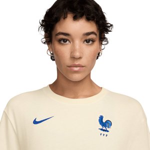 Haut d’entraînement France Nike coupe décontractée – Ivoire – Femme, vue 4