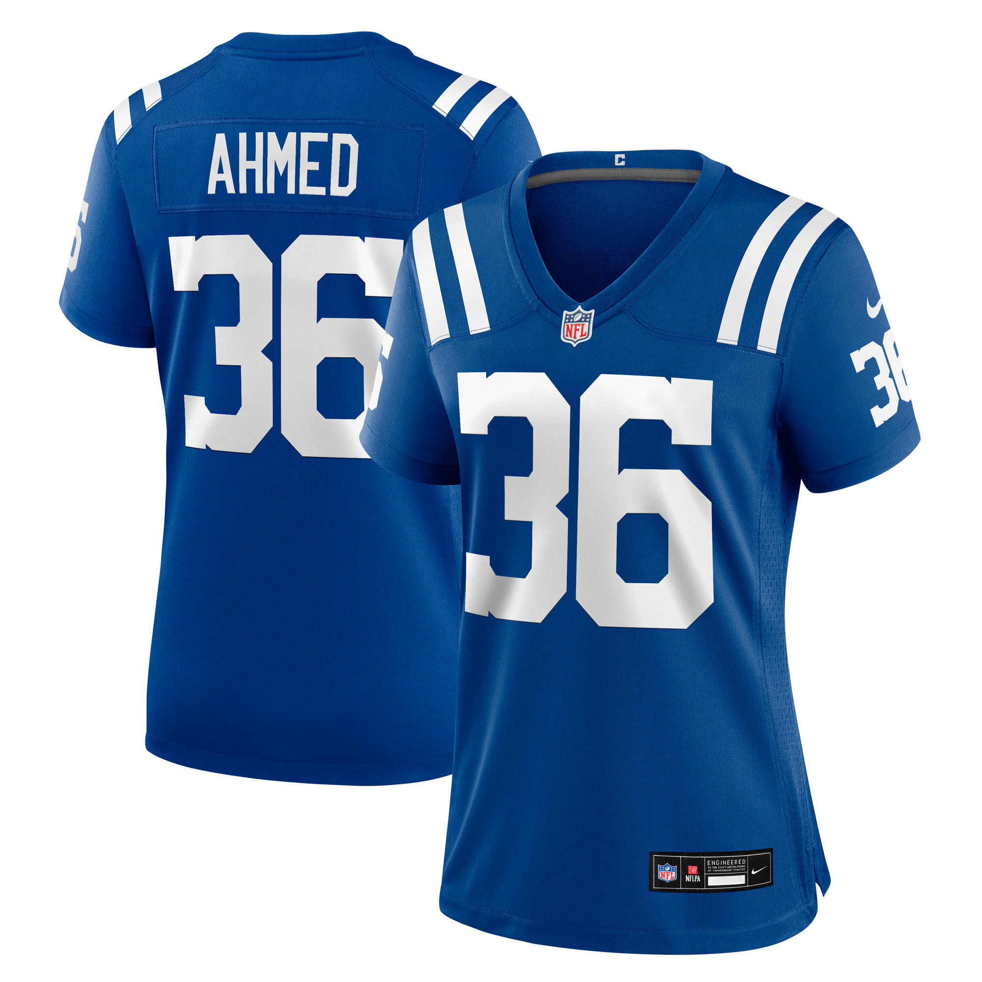 Women's Nike Salvon Ahmed Royal Indianapolis Colts Team Game Jersey