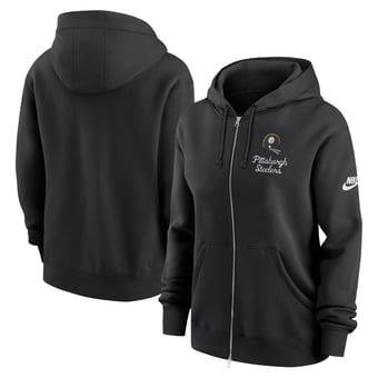 Women's Nike Black Pittsburgh Steelers Phoenix Rewind Full-Zip Hoodie