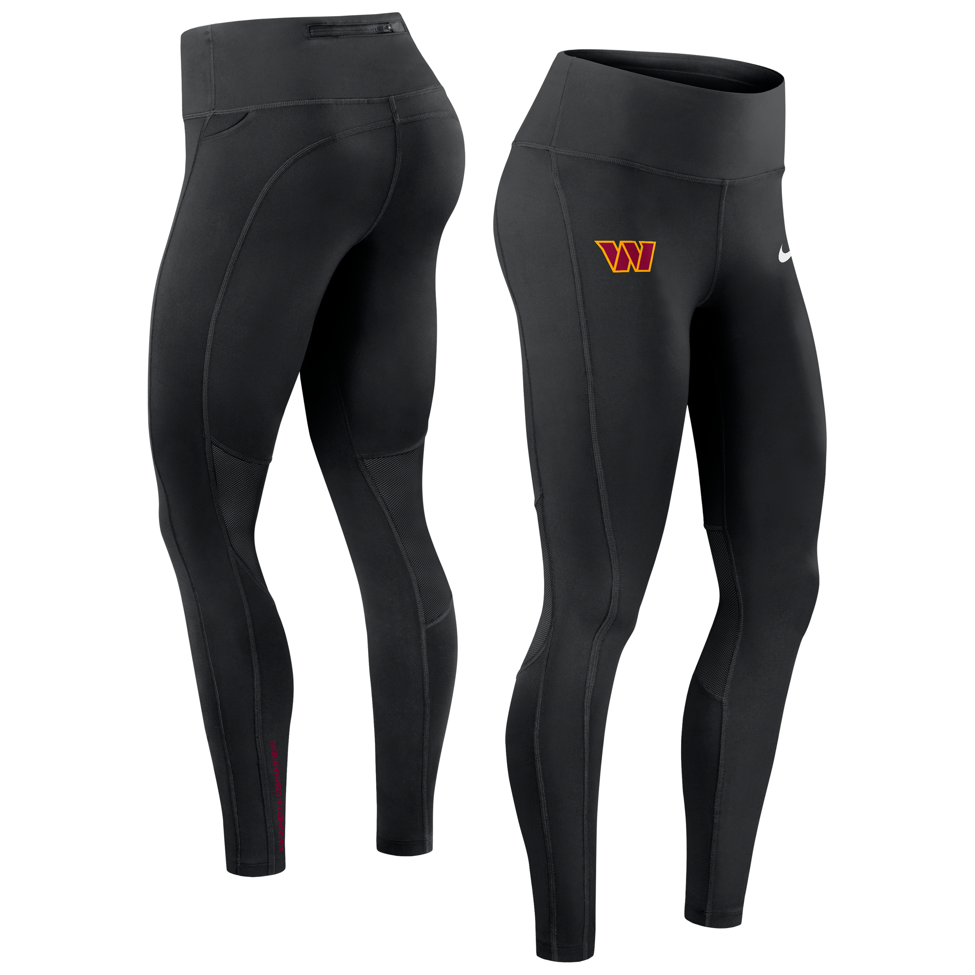 Women's Nike Black Washington Commanders Primetime Epic Fast Dri-FIT Leggings