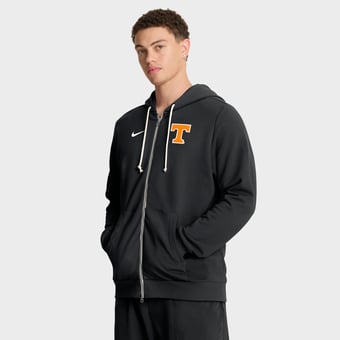 Men's Nike Black Tennessee Volunteers 2025 Sideline Standard Issue Dri-FIT Full-Zip Hoodie
