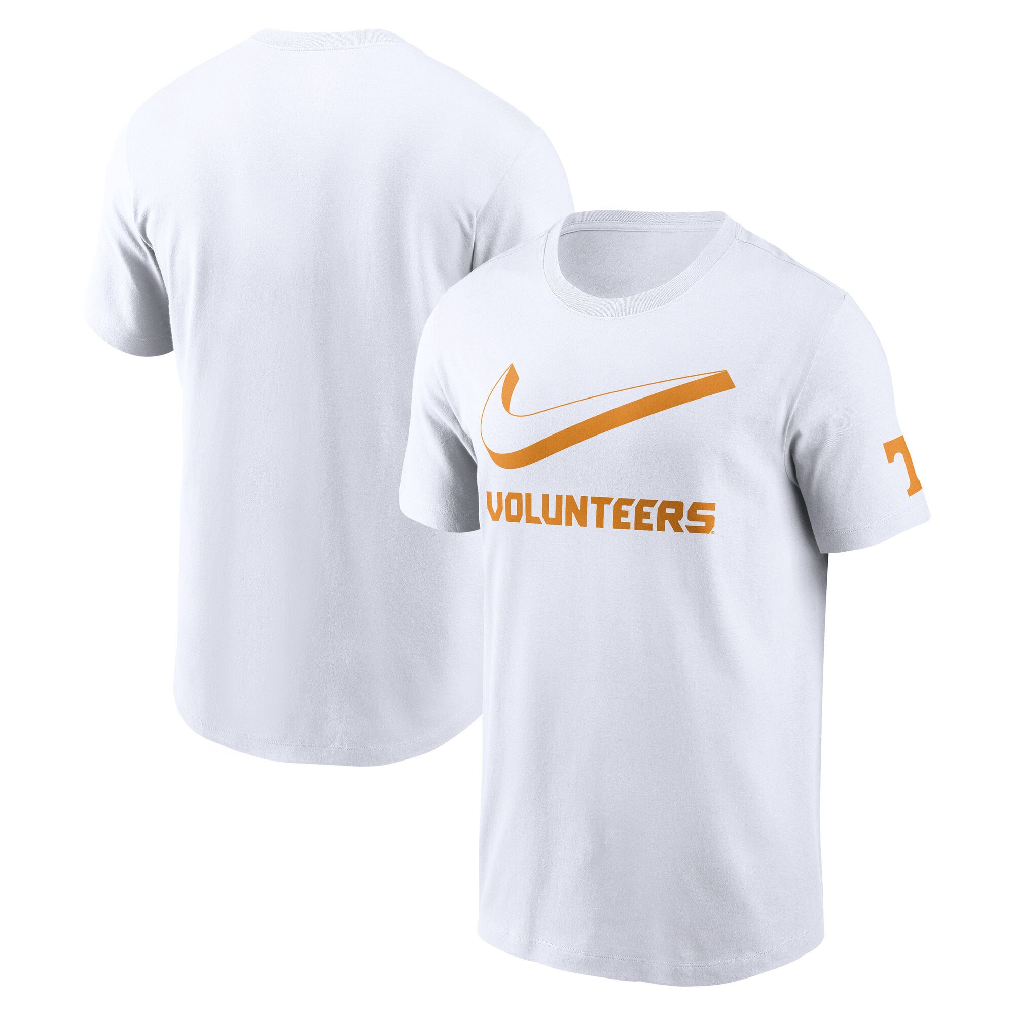 Men's Nike White Tennessee Volunteers Primetime 2-Hit Swoosh T-Shirt