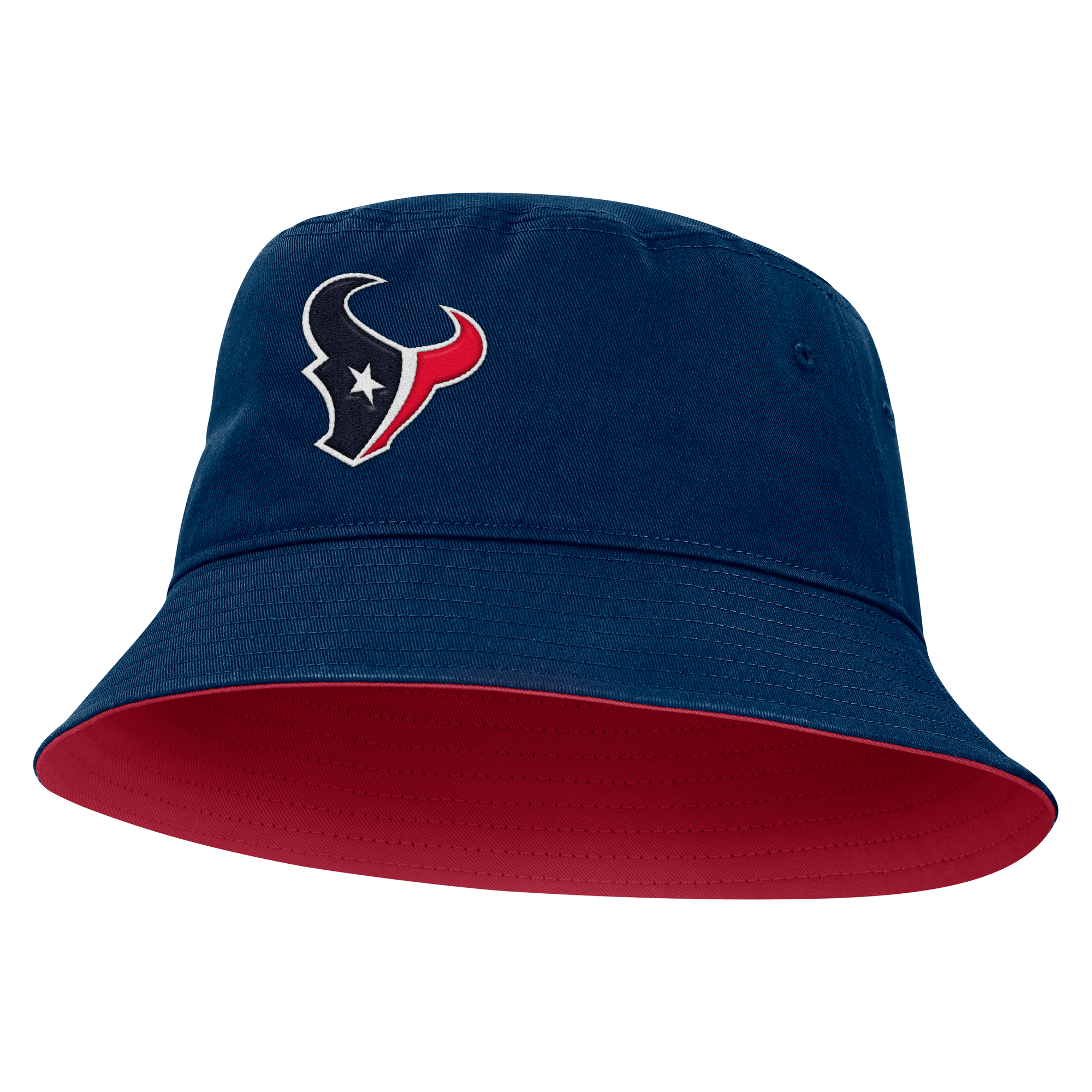Men's Fanatics Navy Houston Texans Strong Side Bucket Hat