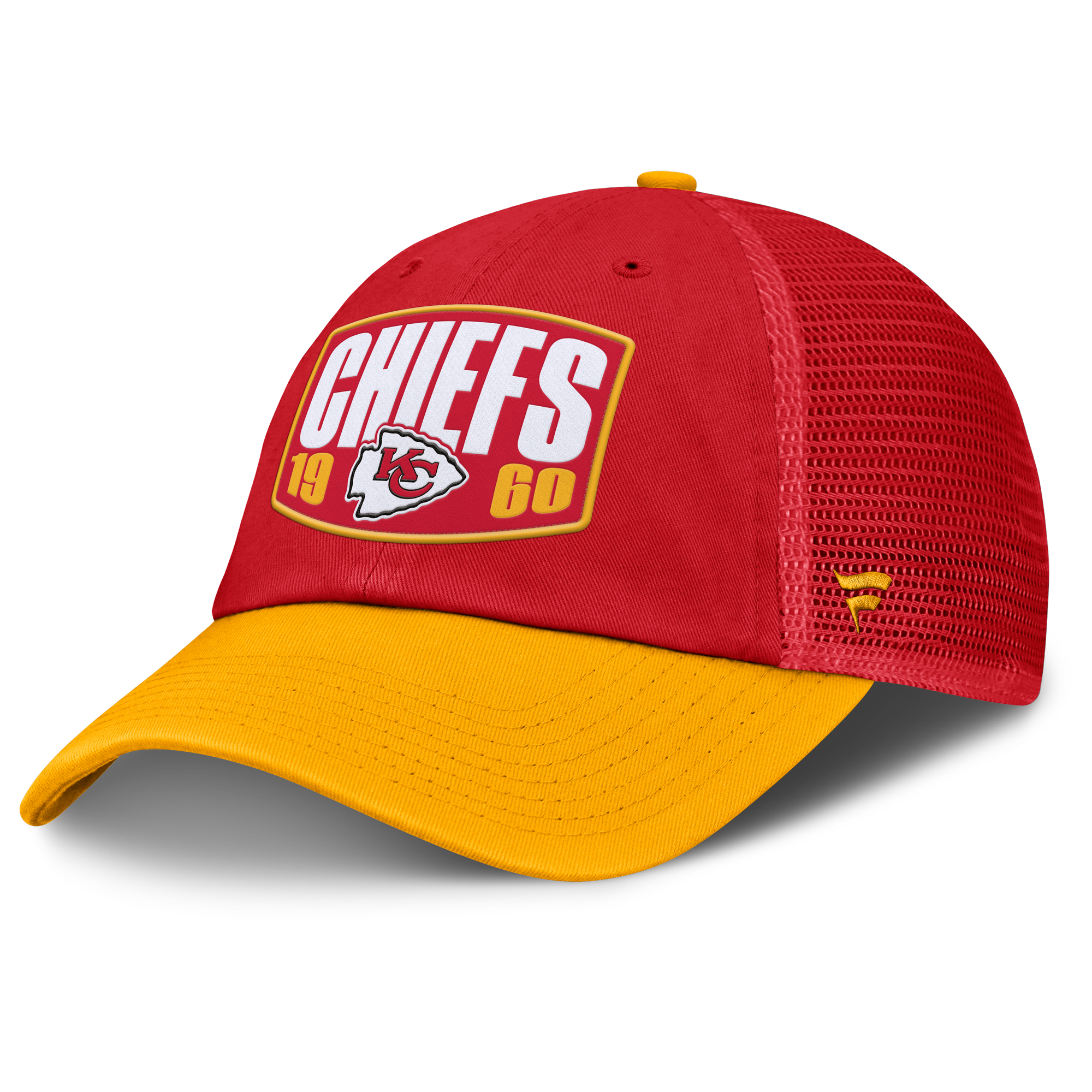 Men's Fanatics Red/Gold Kansas City Chiefs Franchise Trucker Adjustable Hat