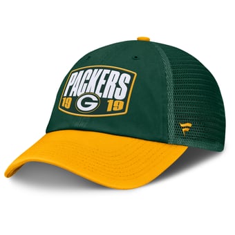 Men's Fanatics Green/Gold Green Bay Packers Franchise Trucker Adjustable Hat