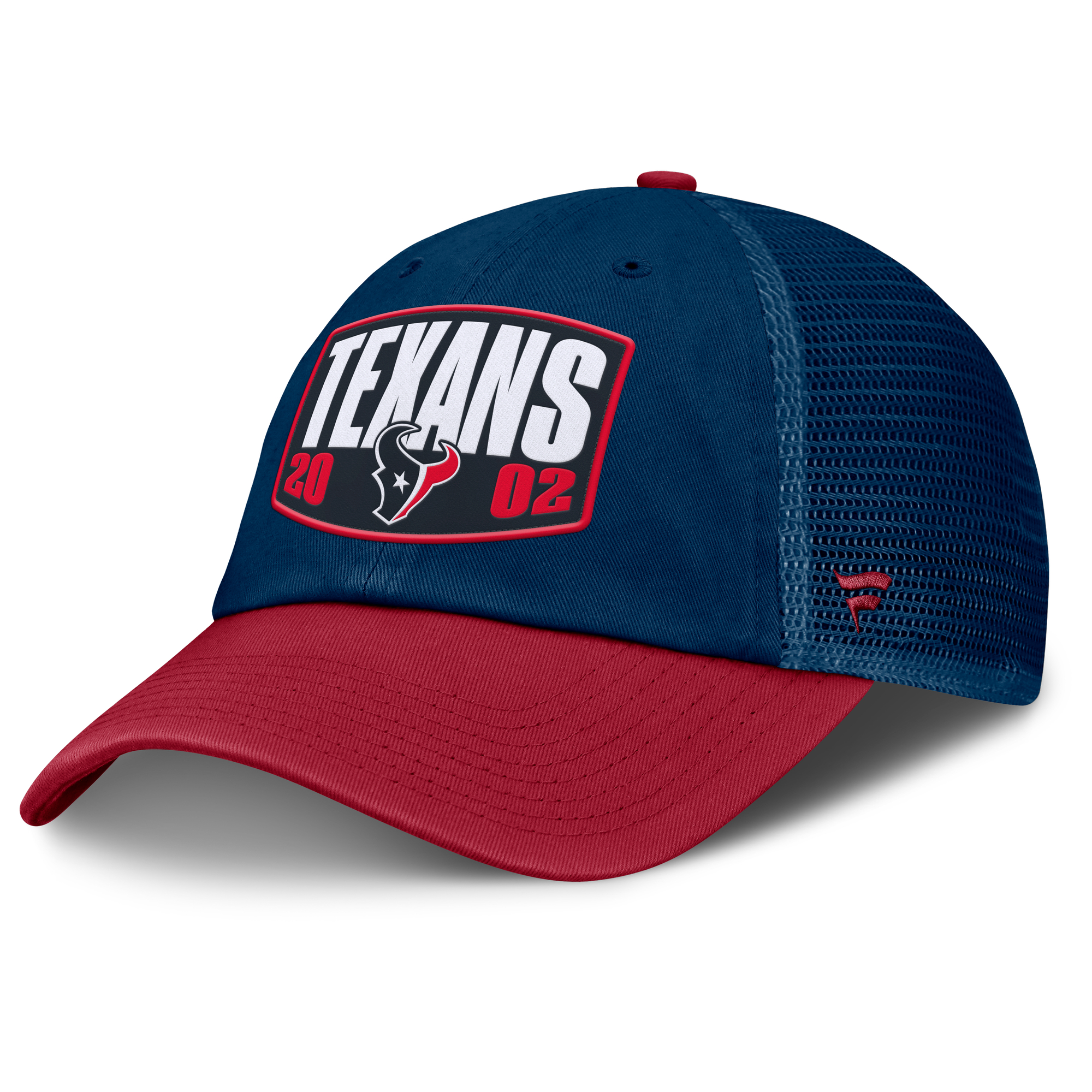 Men's Fanatics Navy/Red Houston Texans Franchise Trucker Adjustable Hat