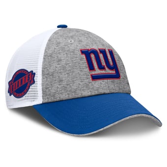 Men's Fanatics Gray/Royal New York Giants Option Trucker Adjustable Hat